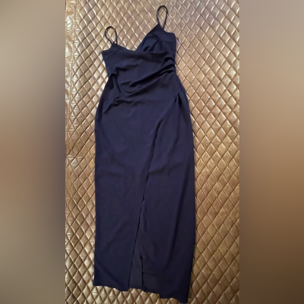 Wrapped midi dress